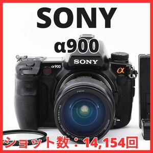 C03/5561B-22 / ソニー SONY α900 ボディ DSLR-A900 28-105mm レンズセット 【ショット数 14,154回】