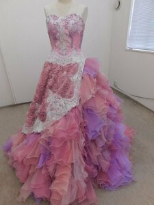 〔楽布〕P28874　「Sugar Kei」ウエディングドレス　カラードレス　ピンク　ｃ