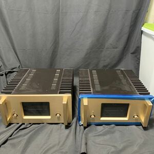 引取り推奨 Accuphase アキュフェーズ A-100 MONOPHONIC POWER AMPLIFIER モノラル パワーアンプ ペア 通電確認済み 音響機器 