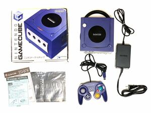 Nintendo GAMECUBE GC DOL - 001 JPN indigo / ニンテンドー ゲームキューブ GC DOL-001 JPN インディゴ