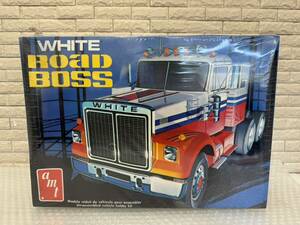 三239☆【未開封】amt プラモデル WHITE ROAD BOSS 1/25 希少品 当時物 シュリンク破れ汚れ有り☆