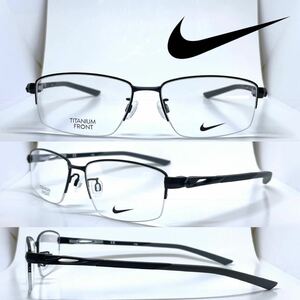 新品 送料無料 NIKE VISION ナイキ メガネ フレーム 6082AF 001 ブラックマット/ブラック・グレー