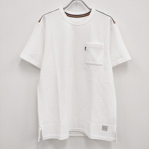 Paul Smith サイドスリット サイズL ポケット付き 半袖Ｔシャツ カットソー ホワイト ポール・スミス 3-0712S 219029