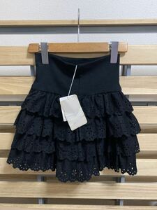 新品（タグ付き）［INTER PLANET WINGS］ インタープラネット　ウィング　スカート　黒色　38サイズ