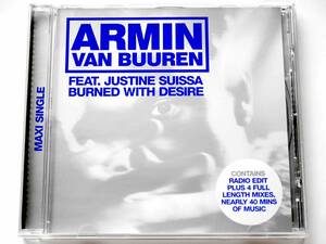 【トランス】アーミン・ヴァン・ビューレン／Burned With Desire (UK盤CD) ■ Armin van Buuren / Justine Suissa / Ronski Speed