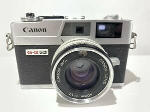 キャノン Canon Canonet QL17 G-III Canon LENS 40mm F1.7 レンジファインダーカメラ 現状品 (628)