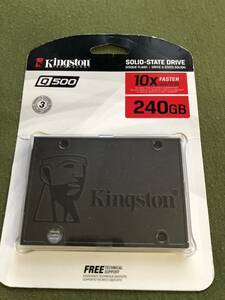 Kingston キングストン SSD Q500 240GB 2.5インチ 7mm SATA3 3D NAND採用 SQ500S37/240GB 新品未開封