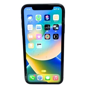 SIMフリー Apple iPhone11 128GB ブラック MWM02J/A au 〇判定 バッテリー最大 75% スマホ 部品取り 修理 【現状品】 22404K351