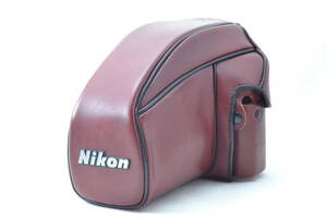 美品 ニコン Nikon CF-24 セミソフト レザーカメラケース Nikon F3AF用 #5459