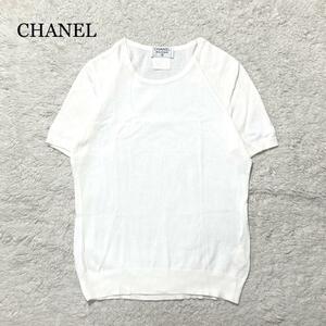 【未使用級】CHANEL サマーニット Tシャツ ショートスリーブ ココマーク