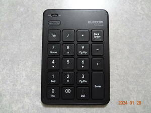 エレコム ワイヤレス Bluetoothテンキーボード　TK-TBP020