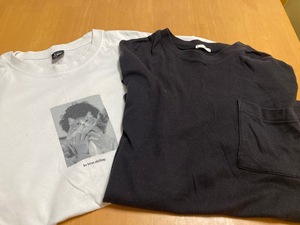 メンズ　GUTシャツ　2枚組　大きめＳサイズ＆サイズM