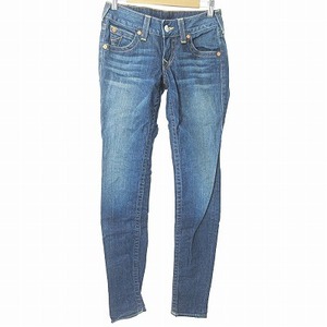 トゥルーレリジョン TRUE RELIGION 美品 STELLA デニムパンツ ジーンズ ジーパン インディゴ 27 0212 レディース