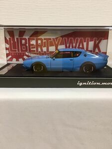 LB-WORKS フロントガラスシャコタンコヤジ　ケンメリ　限定120台　1/43 リバティウォーク　　イグニッションモデル