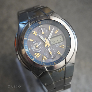 カシオ ウェーブセプター CASIO WAVE CEPTOR WVA-510TJ チタン モデル ヴィンテージ ウォッチ メンズ レディース 腕 時計