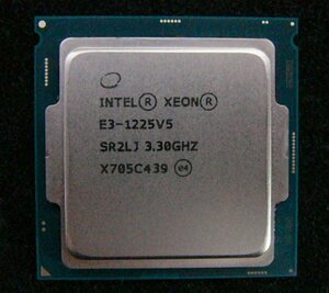 cu14 Intel Xeon E3-1225 v5 3.30GHz SR2LJ LGA1151 即決