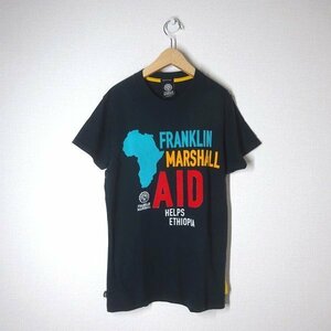 FRANKLIN&MARSHALL フランクリン&マーシャル 半袖Tシャツ XS ネイビー 紺 AID イタリア製