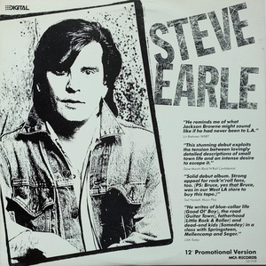 Steve Earle【US盤 12" EP】 AOR Sampler 　(MCA L33-17129) 1986年 Promo Copy / レア！/ スティーヴ・アール