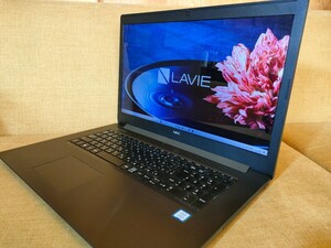 ★【希少!!】NEC LAVIE NS350/N PC-NS350NAB 第8世代 Core i3-8145U 2.10GHZ 17.3 4GB Windows11★