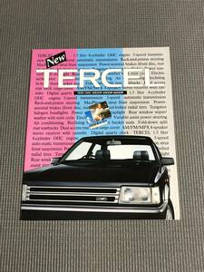 トヨタ ターセル カタログ 1983年 TERCEL