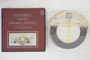 米Reel Tape Schubert, Gerard Souzay, Dalton Baldwin Schubert Songs PT900007 PHILIPS /00390