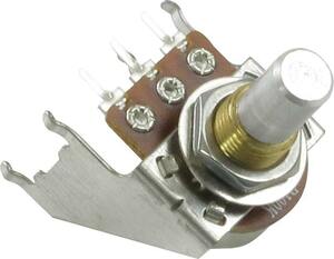 ポット Potentiometer - Linear, Solid Shaft, Snap-In, Bracket, B10kΩ [送料170円から 同梱可]