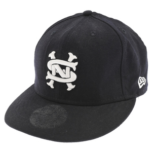 SUPREME シュプリーム 07AW×NEIGHBORHOOD×NEW ERA CAP ネイバーフッド ニューエラ ロゴ刺繍 ベースボールキャップ 帽子 ネイビー