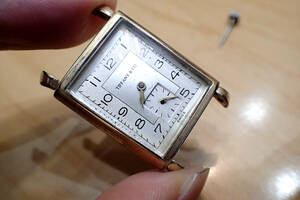USA ティファニー/Tiffany＆Co. ◆ レクタンギュラーケース 手巻き アンティーク腕時計