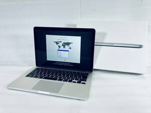 R7801B Apple Macbook Pro Late 2013 A1502 ME865J/A Retina,13.3-inch/Core i5/メモリ8GB/SSD256GB/Iris1536MB/充放電回数68回/Catalina