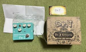 DR.J　ドクターＪ GREEN CRYSTAL OVERDRIVE D50 グリーンクリスタル・オーバードライブ・エフェクター・ペダル　日本語取説・箱・付属