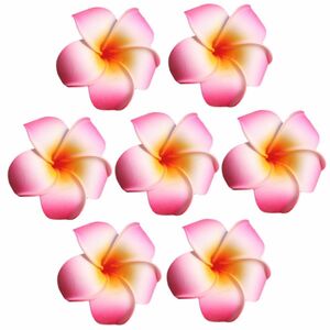 造花 プルメリア 花のみ 7センチ 50個 (ピンク)