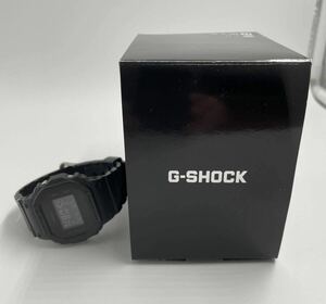 カシオ CASIO G-SHOCK Solid Colors ソリッドカラーズ デジタル 腕時計 オールブラック クォーツ DW-5600BB