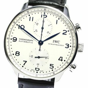 IWC IWC SCHAFFHAUSEN IW371446 ポルトギーゼ クロノグラフ 自動巻き メンズ 良品 _779149