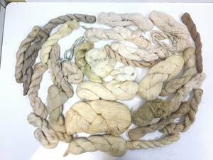 3752■　絹糸 大量おまとめ シルク SILK 織り糸 織物 着物 着尺 色 未使用 長期保管品