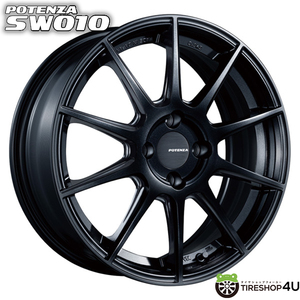 SW010 17x7.0J 4/100 +43 PB カローラ ヴィッツ ロードスター デミオ POTENZA Adrenalin ポテンザ アドレナリン 新品