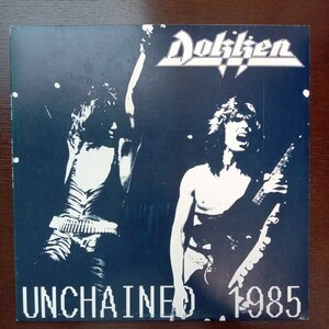 dokken unchained 1985 long beach arena live analog record vinyl レコード アナログ lp 