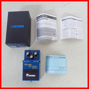 ♪BOSS ギターエフェクター BD-2W BluesDriver オーバードライブ WAZA CRAFT ボス 箱説付【10