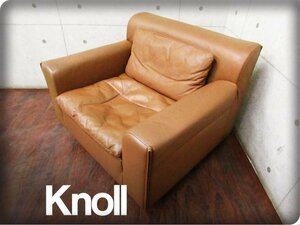 ■Knoll/ノール■最高級■Heli/ヘリ■Otto Zaph/オット・ザフ■総革■ハイクラスモダン■ラウンジチェア/1人掛けソファ■81万■smm9010k