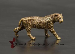 美品登場★虎 置物 工芸品 純銅 収蔵品