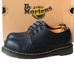 スチールトゥ★Dr.MARTENS ドクターマーチン★3ホールシューズ UK6＝25 CORE 1925 3EYE SHOE ブラック AW006 i-488