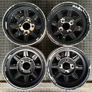 管理番号：W7-158【4本価額】【13×6.5J 4x114.3 ET±0 ハブ74】HAYASHI RACING・店頭引取可能