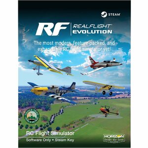 HORIZON　リアルフライト・エボリューション　ソフトウエア単品（STEAM版）　RCフライトシミュレーター　Real Flight Evolution / RFL2001