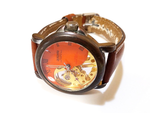 【 動作品 / ジャンク 】 DEADMAN 17 Jewels Mechanical Hand Winding Watch デッドマン 手巻 機械式 腕時計