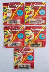 ★激レア★1969年製～★TopperToys Vintage JohnnyLightning The Challengers トッパー・トイズ社 ジョニーライトニング ミニカー 5台SET 