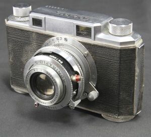 古いコニカレンジファインダーカメラ LENZ KONIRAPID-S Hexanon 1:2.8 50mm 小西六 シャッターは切れました 現状にて