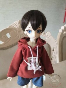 幼SD パーカーブラウス トップス Tシャツ お洋服 ドレス ドール服 ドルフィードリーム服 おもちゃ ゲーム ドール衣装19WTP011