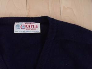 MADE IN IRELAND CASTLE SWEATER navy アイルランド製 セーター