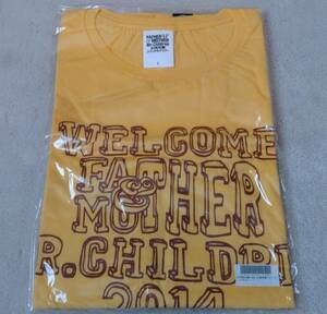 即決価格【Mr.Children】21周年祭ファンクラブツアーTシャツ/サイズL/イエロー/新品未開封品(ミスターチルドレン・ミスチル)