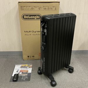 【名古屋発】営YY502-160Y DeLonghi デロンギ マルチダイナミックヒーター MDHU12-PB マットブラック リモコン有 箱有 通電動作確認済