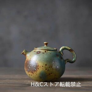 職人手作り 陶器 煎茶道具 茶壺 茶壷 急須 茶器 茶道具 容量：160ML